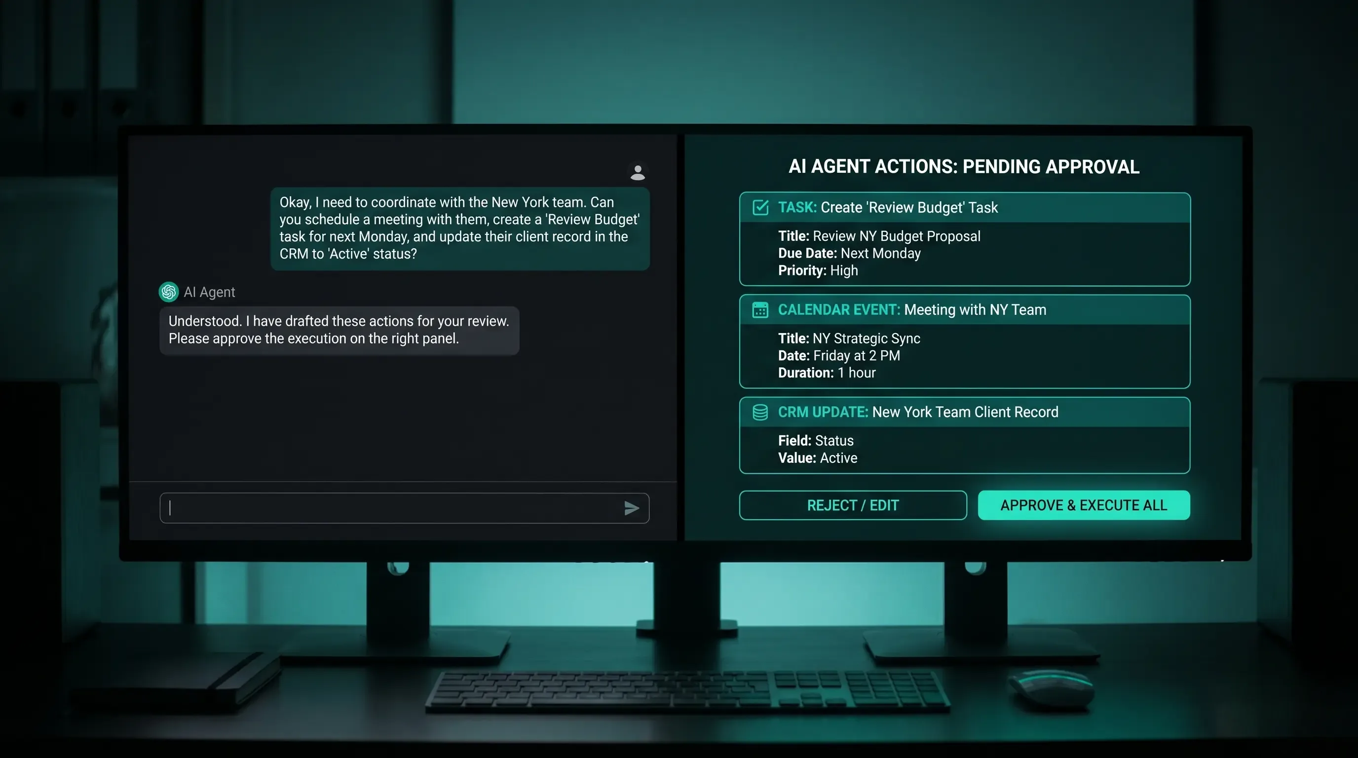 Agente AI operativo AtenekOS